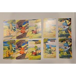 Pokemon TCG Power Mini Tin Art Cards Pikachu Pawmi Quaxly Fuecoco‎ Sprigatito